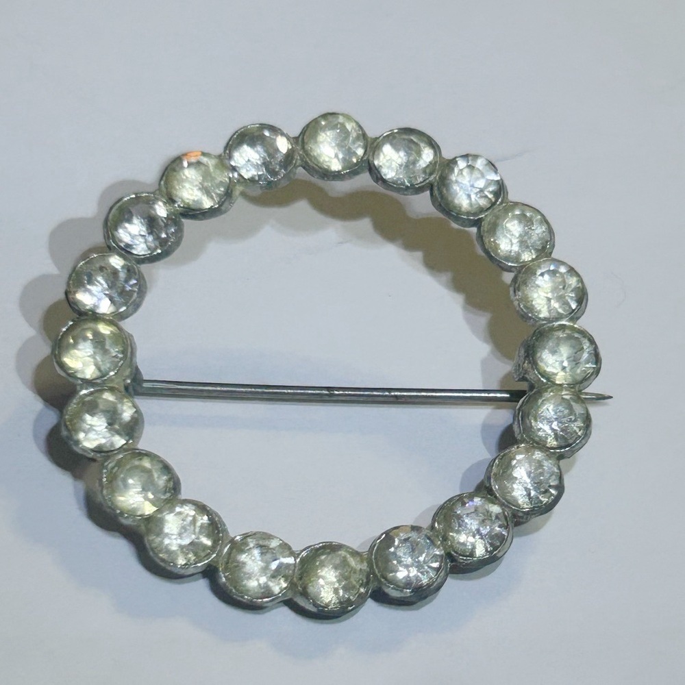 Older Than Dirt! Glass stone and I think potmetal brooch.